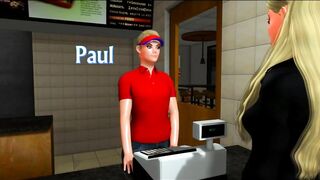 Animación 3D. El chico del Mcdonald's TRANS. Part. 1