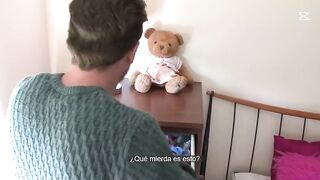 Amber nevada monta la gran polla del hermanastro sub esp