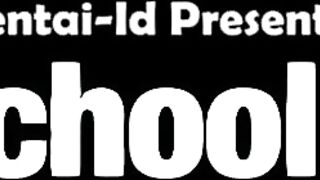 Animación Hentai. Schooll parte  1 . Subtitulado Español anal