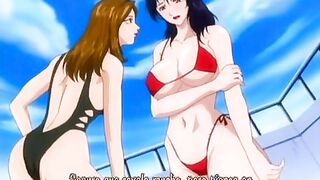 Animación hentai sin censura. Haitoku Tsuma: Episodio 2. Subtitulado Español anal doble penetración