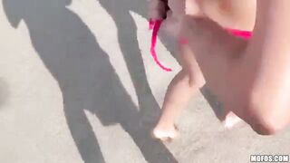 I found her on the beach and took her to my apartment.