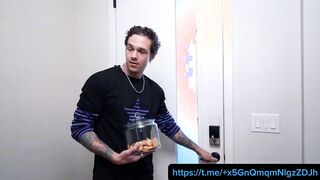 baking cookies for the neighbor