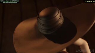 Cena en el Castillo Dimitrescu Doblada al , Español