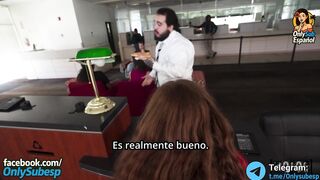Baddie Bank Teller Video With Lucas Frost, Marina Vaylor sub español