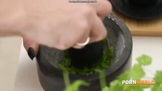 Cock Hungry Hottie Candie Luciani Turns Zen Massage Into DP Fuck Fest