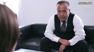 Eng Sub] Married Secretary, Creampie Sex In The President's Office Filled With Sweat And Kisses