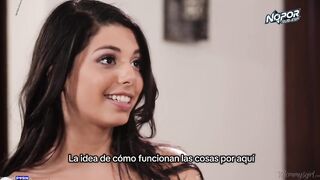 Brandi love - Traviesa Gina Valentina folla a la criada milf(sub esp)