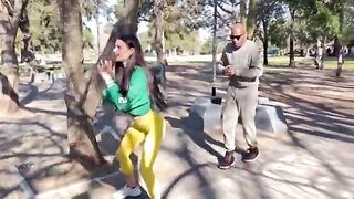 Anal interracial con el entrenador