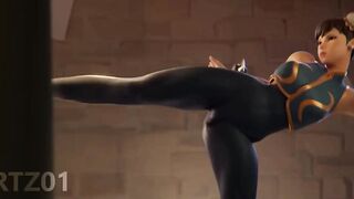 Chun-Li is focused on her training…(SUB) By Brtz01