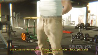 De vuelta al gimnasio  Parte 1 Aerith y Tifa-subespañol