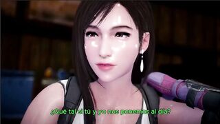 A Tifa le estiran el coño apretado con una enorme polla de orco-Subespañol
