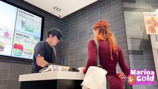 Cumwalk Bukkake To Mcdonald's