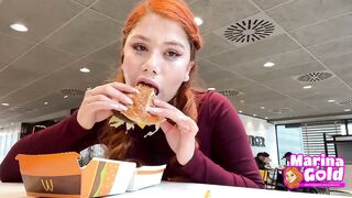 Cumwalk Bukkake To Mcdonald's