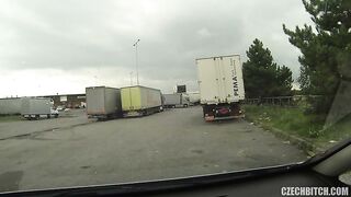 Prostituta Europea sexo anal en el coche