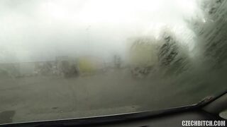 Prostituta Europea sexo anal en el coche