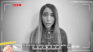 Sub Español Padres adoptivos desvirgan a jovencita