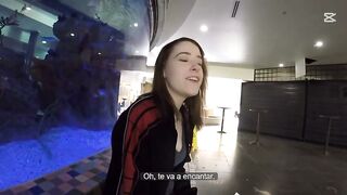 Alice Merchesi Chica Joven Follada en el Tren por Dinero Sub