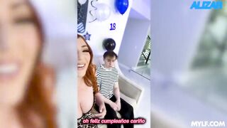 Lauren Phillips Sexo anal con hijo en su cumpleaños 18 Sub esp