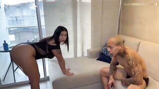 Sexo duro con mi hermanastra latina gordita