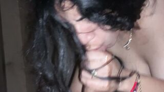 Mamada con chocolate