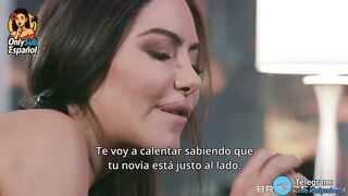 La stripper Lela Star le chupa la polla negr y lo folla frente a su novia SUB ESPAÑOL
