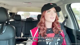 Pagando con el coño el retraso de la pizza  ...  subt
