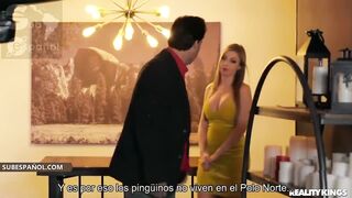 Acampada con mamá y una DP en casa Sub