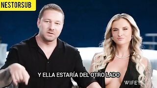 Anastasia y Jason - La rubia mala recibe una eyaculación interna de un hombre negro