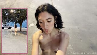Desnuda y cumwalk
