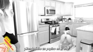 Mamá me Pide Ayuda con la Adicción Anal de mi Hermana Sub Español