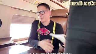 Teresa Ferrer- Junto a mi esposa tenemos una espectacular orgía en mi avión privado con las azafatas