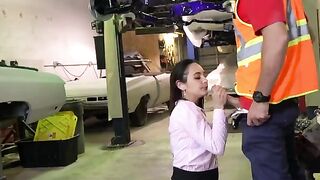 0006 Alexandra - Alexandra's Mechanic Fucks the Attitude Right Out of her "Actitud Controlada"