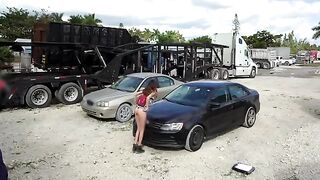 0011 Natalia Nix -  a Spicy Latina that Swirls her Pussy on Cock at the Impound Lot "Coño Remolcado"