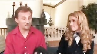 profesor y alumna sub