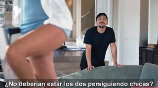 Pristine Edge - ¡Amigo, puedo ver debajo de la falda de tu madrastra! Sub